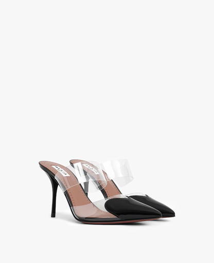 Alaïa Cœur Black Heart Mules