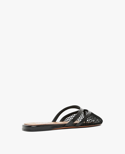 Alaïa Infradito Flat Mules Black