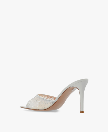 Gianvito Rossi Rania Mule 85 Off White