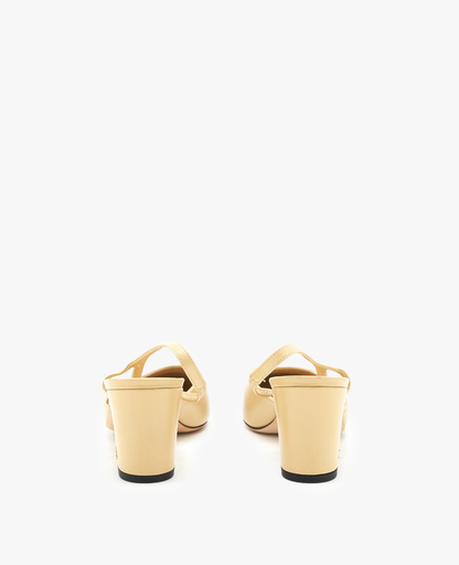 Chanel Beige & Black Slingbacks