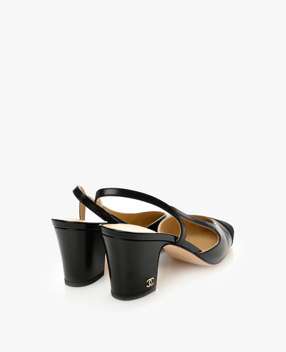 Chanel Black Slingbacks