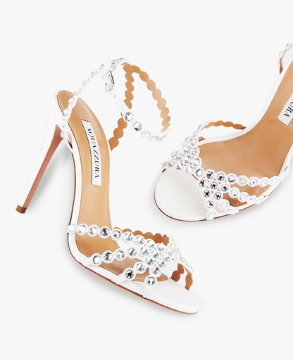 Aquazzura Tequila Sandal 105 mm White