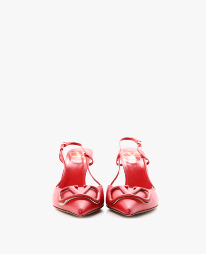 Valentino Vlogo Signature Slingback Red Pump