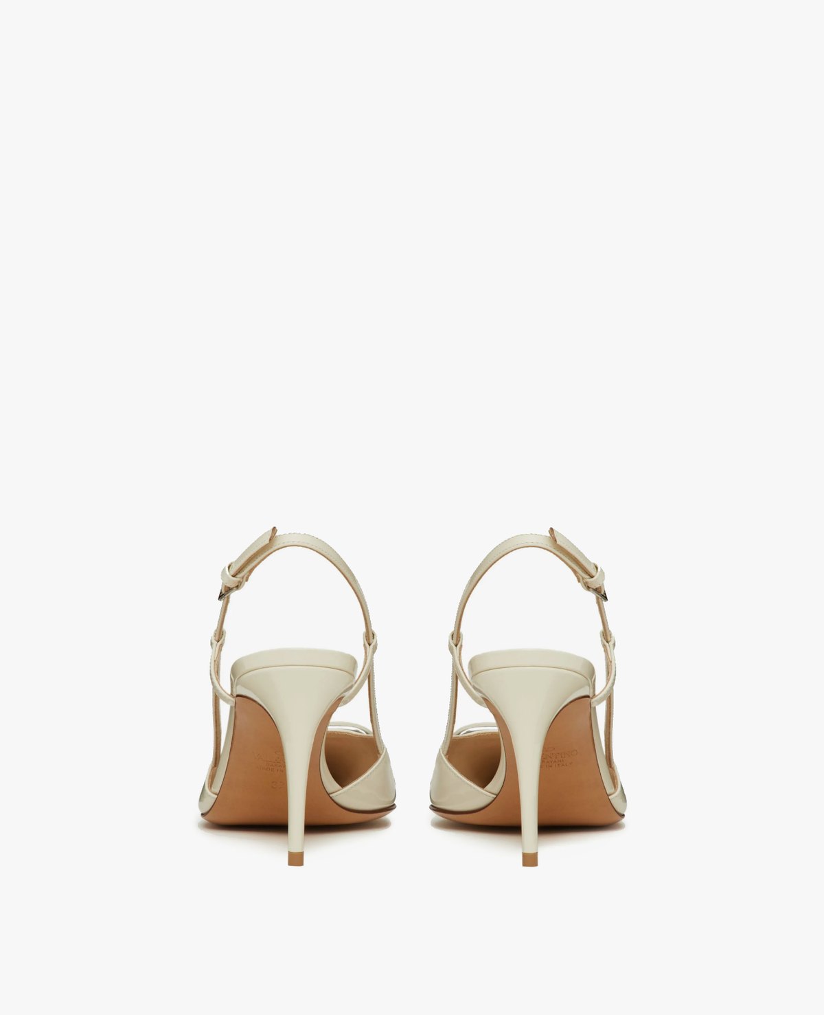 Valentino Vlogo Signature Slingback White Pump