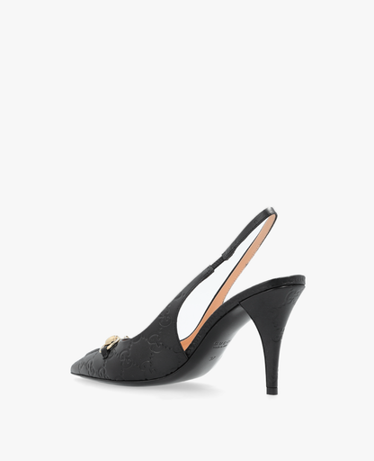 Gucci Black Horsebit Pump
