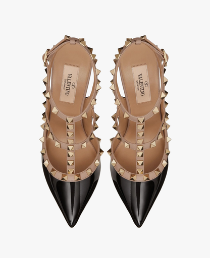 Valentino Rockstud Caged Black Pump