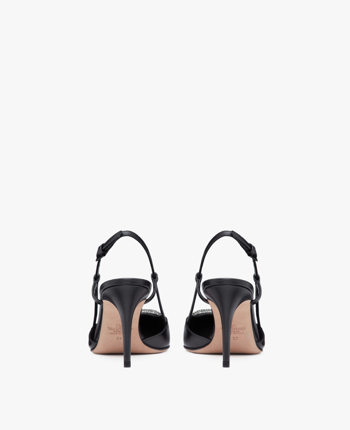 Valentino Garavani VLogo Signature Slingback pumps Black