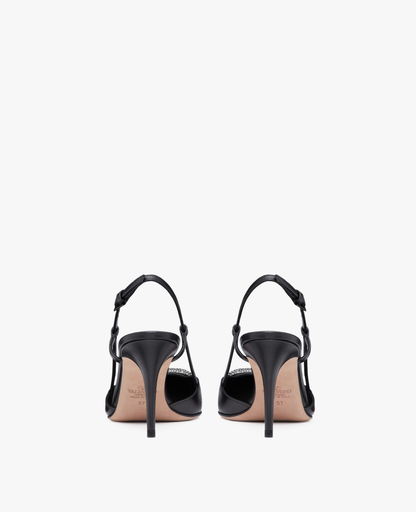 Valentino Garavani VLogo Signature Slingback pumps Black
