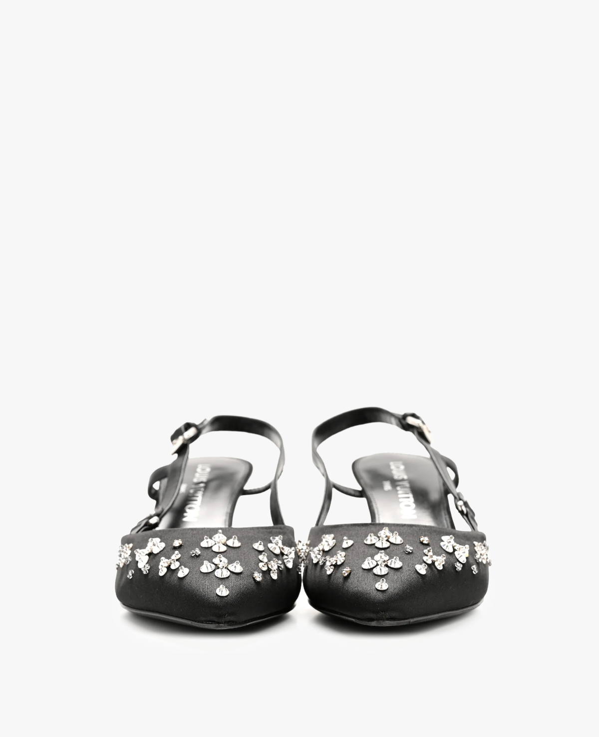 LV Mirage Blossom Slingback Pump Black