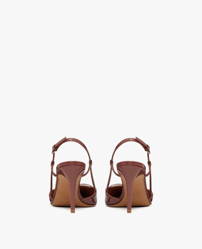 Valentino Vlogo Signature Slingback Brown Pump