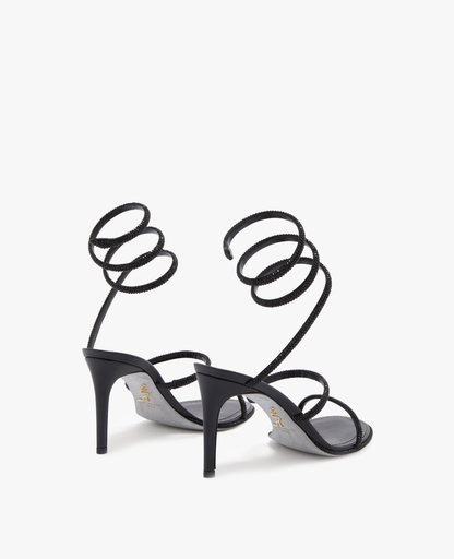 René Caovilla Cleo Black Sandal