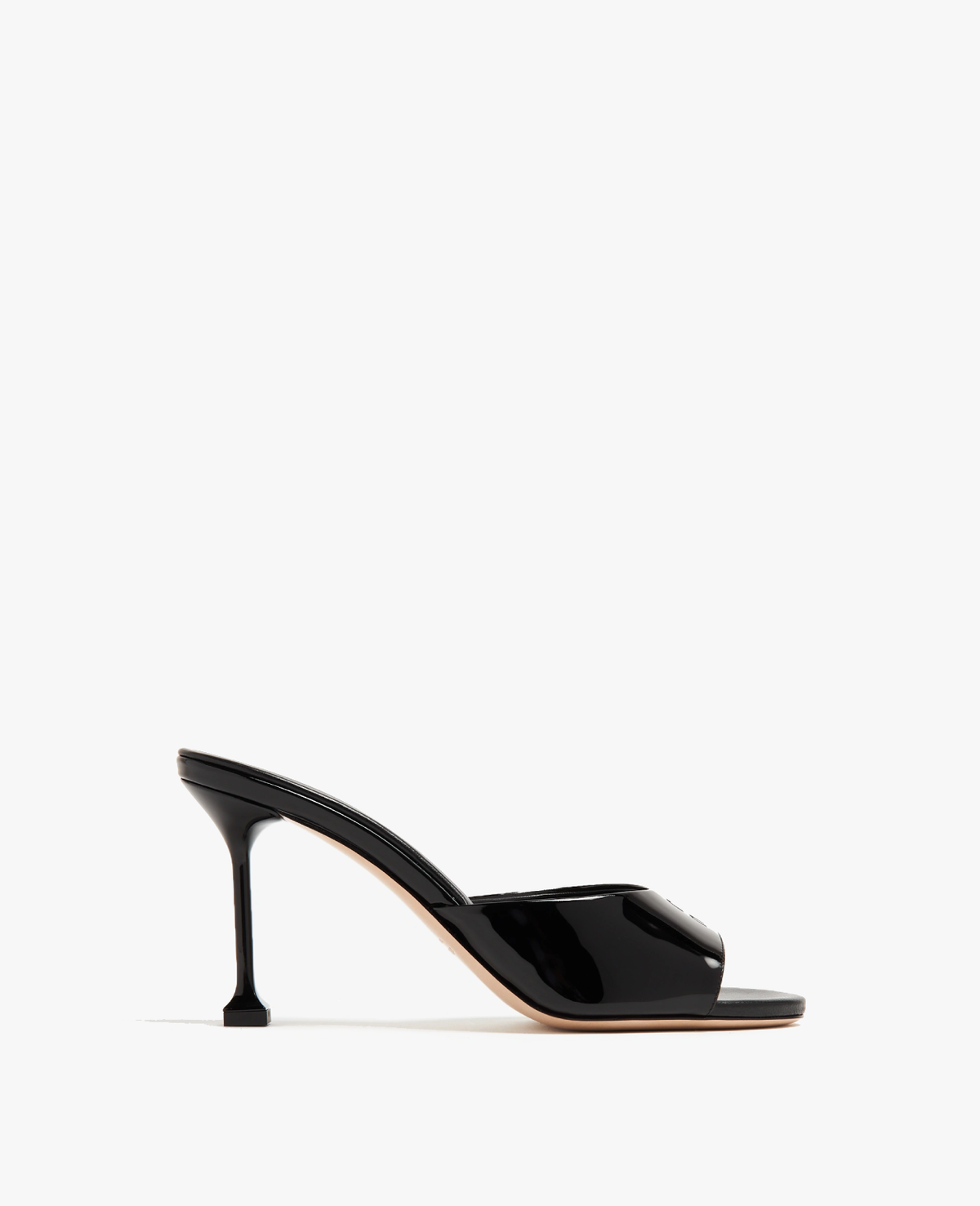 Miu Miu Patent Leather Mules Black