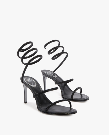 René Caovilla Cleo Black Sandal