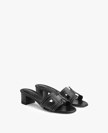 Hermes Oasis Sandal 50 mm Noir