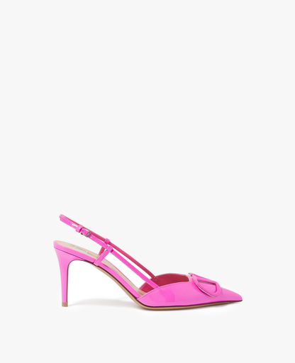 Valentino Vlogo Signature Slingback Pink Pump