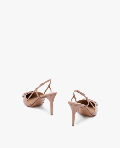 Valentino Vlogo Signature Slingback Beige Pump