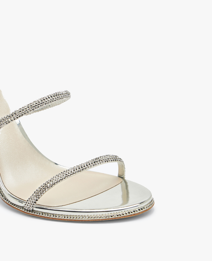 René Caovilla Cleo Silver Sandal