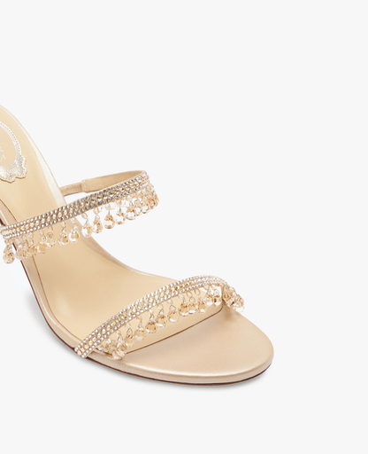 René Caovilla Chandelier Nude Mule 80 mm