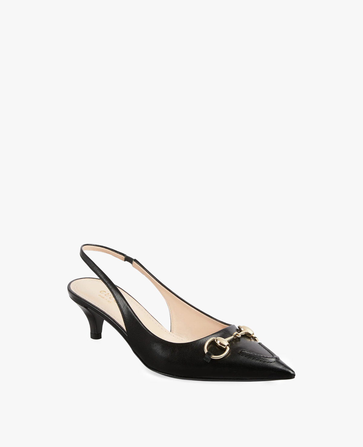 Gucci Horsebit Slingback Pump Black