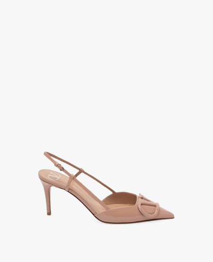 Valentino Vlogo Signature Slingback Beige Pump