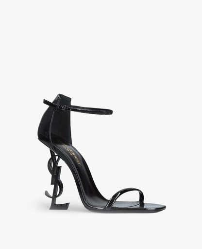 Saint Laurent Black Opyum Sandals