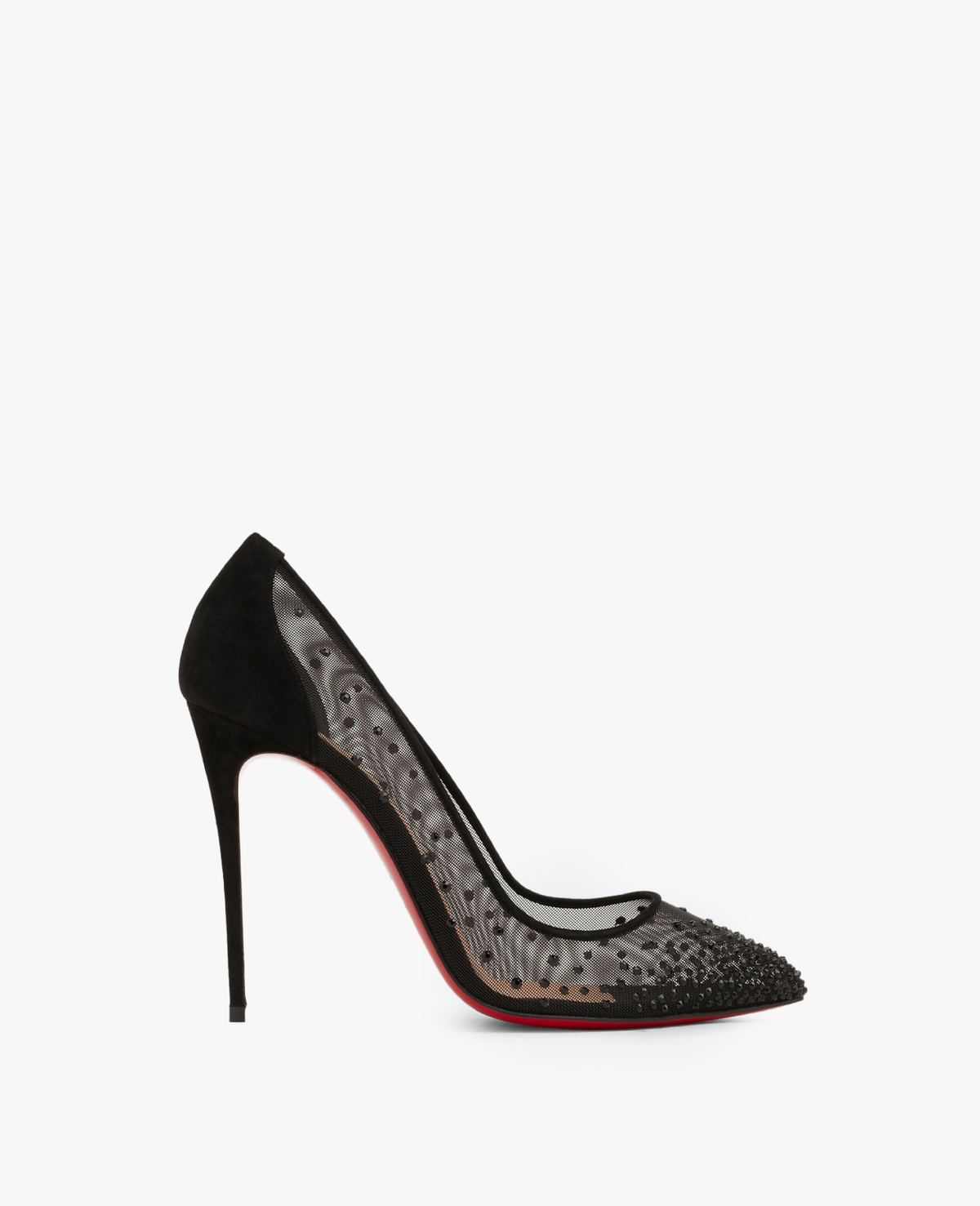 Christian Louboutin Follies Strass Black Pumps