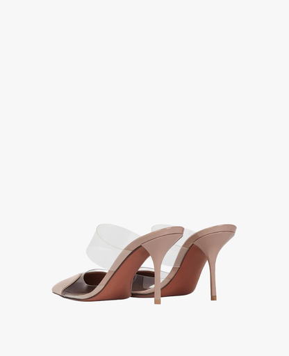 Alaïa Cœur Beige Heart Mules