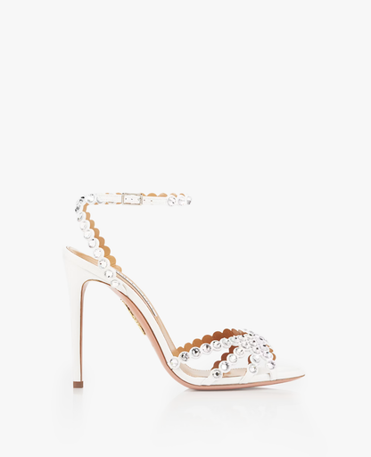 Aquazzura Tequila Sandal 105 mm White